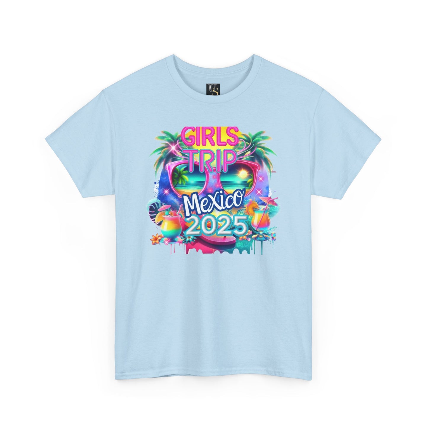 Girls Trip Mexico 2025 Unisex Heavy Cotton Tee