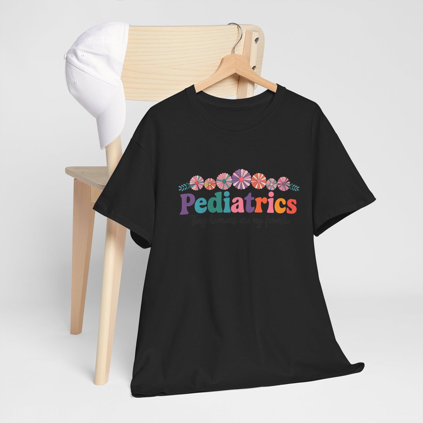 Pediatrics Unisex Heavy Cotton Tee - Tiny Humans Are My Favorite Shirt