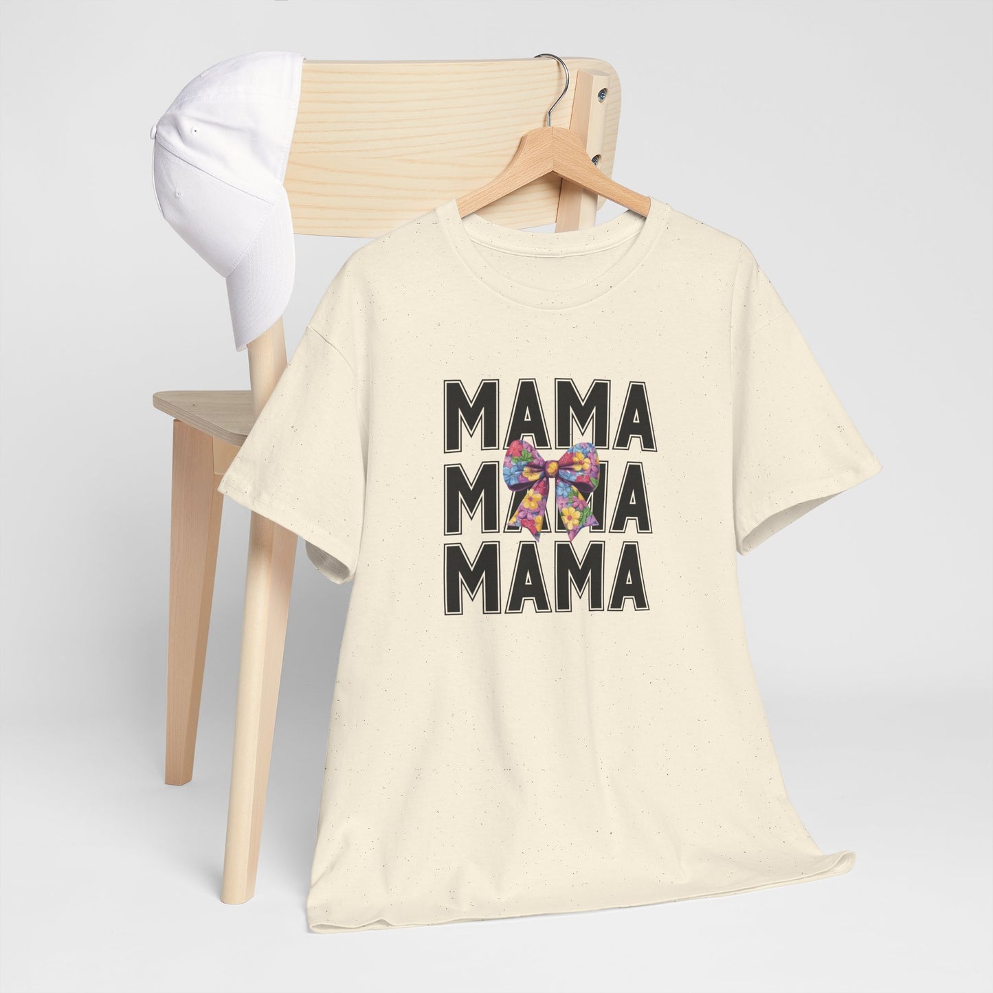 Colorful 'Mama' Unisex Heavy Cotton Tee - Perfect Gift for Moms