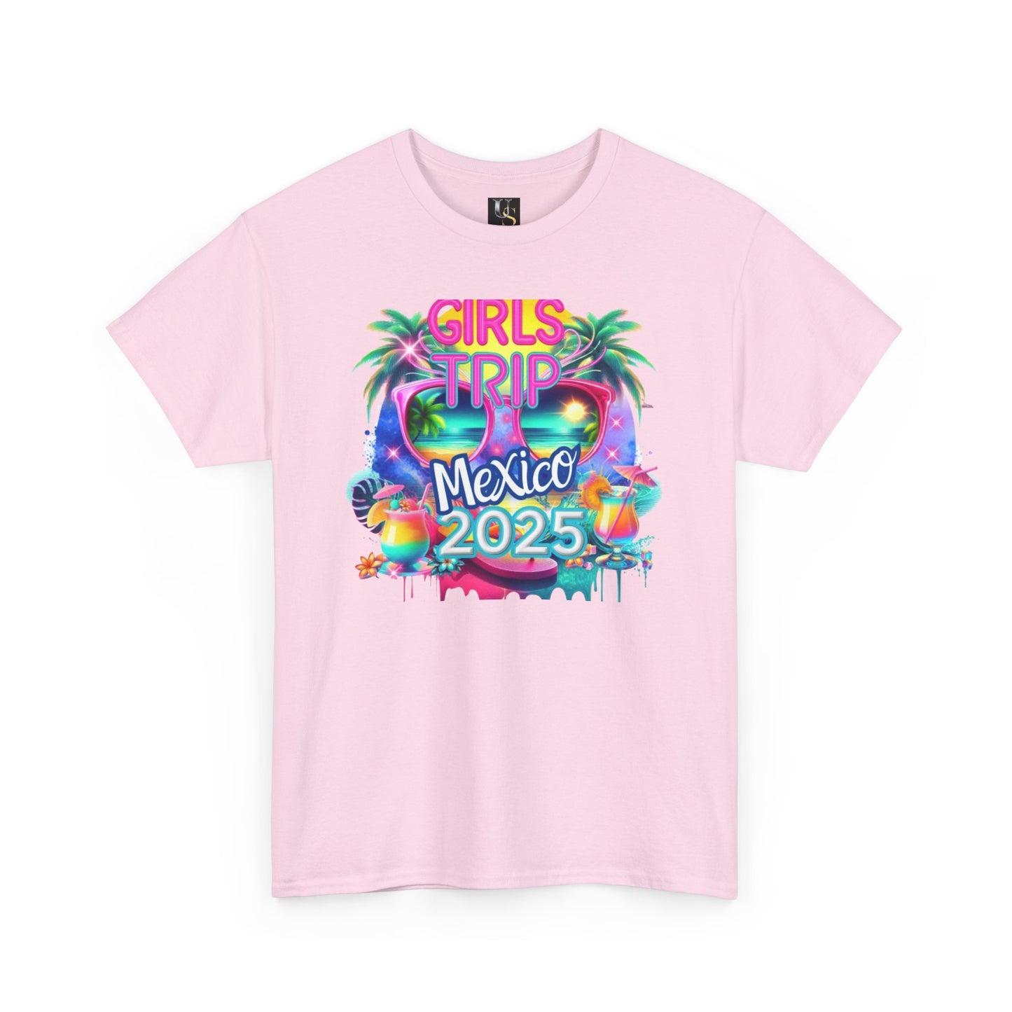 Girls Trip Mexico 2025 Unisex Heavy Cotton Tee