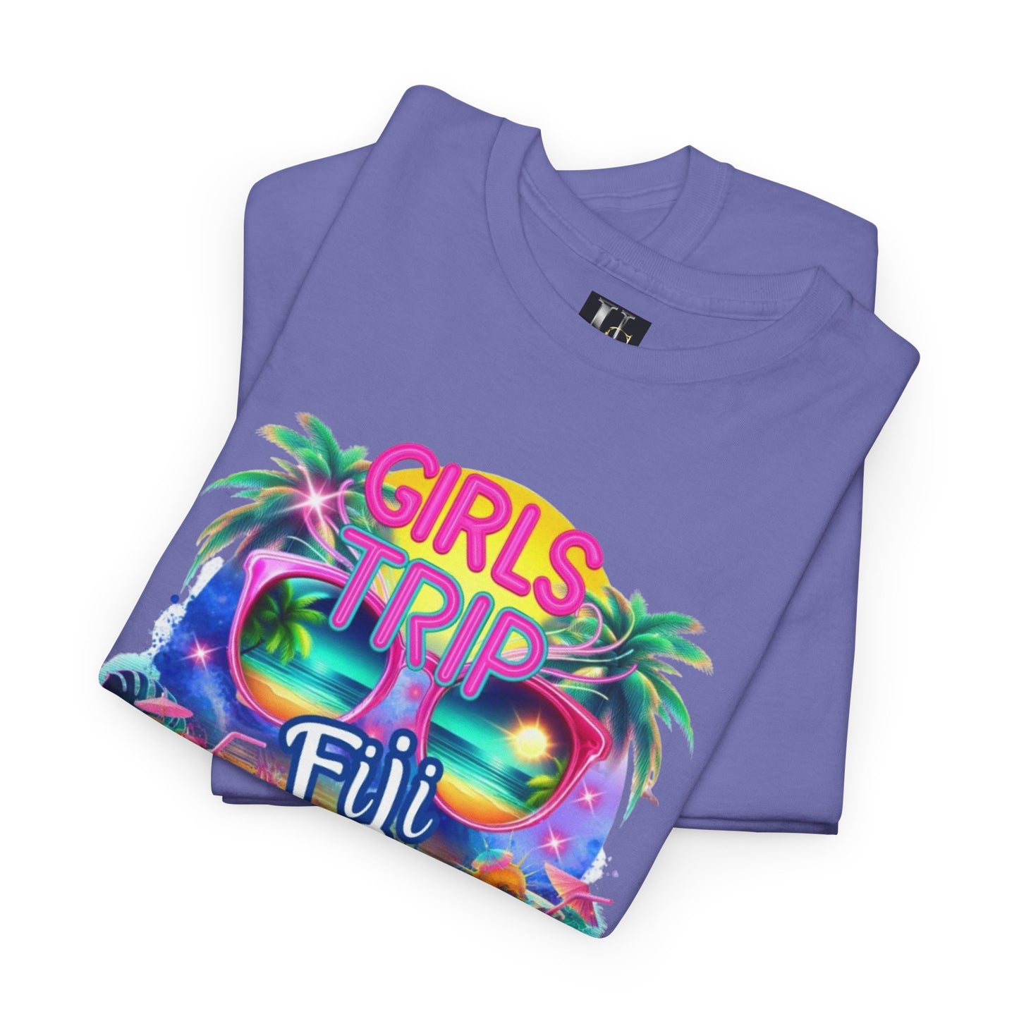 Girls Trip Fiji 2025 Unisex Heavy Cotton Tee