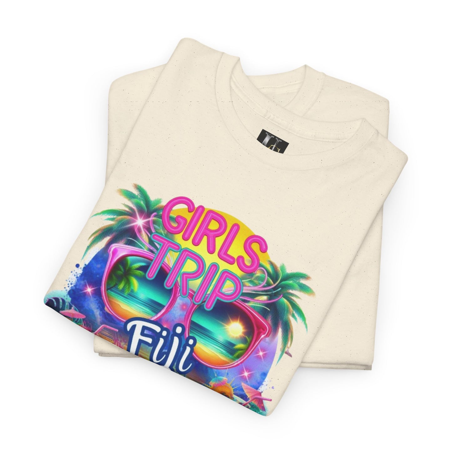 Girls Trip Fiji 2025 Unisex Heavy Cotton Tee