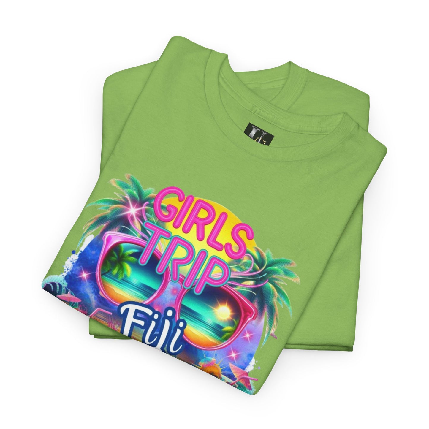 Girls Trip Fiji 2025 Unisex Heavy Cotton Tee