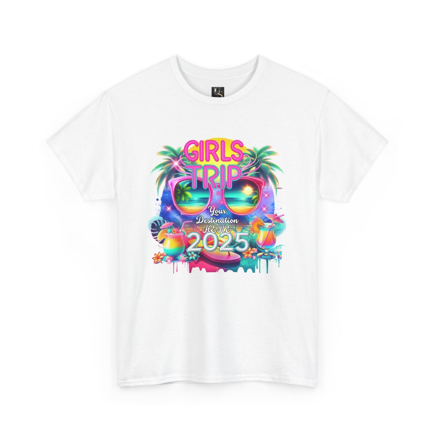 Girls Trip Unisex Heavy Cotton Tee - 2025 Vacation Vibes