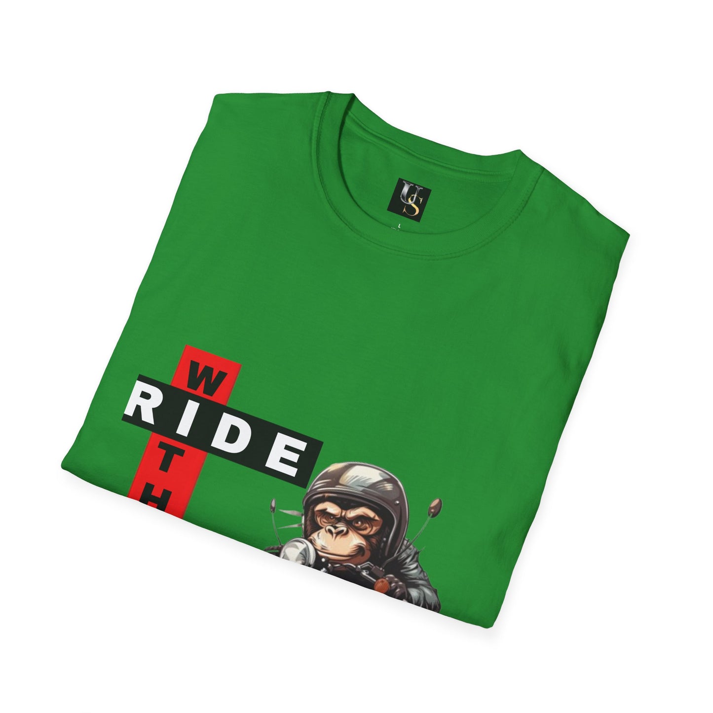 Funny Unisex Motorcycle T-Shirt - 'Ride With Me' Graphic Tee for Bikers