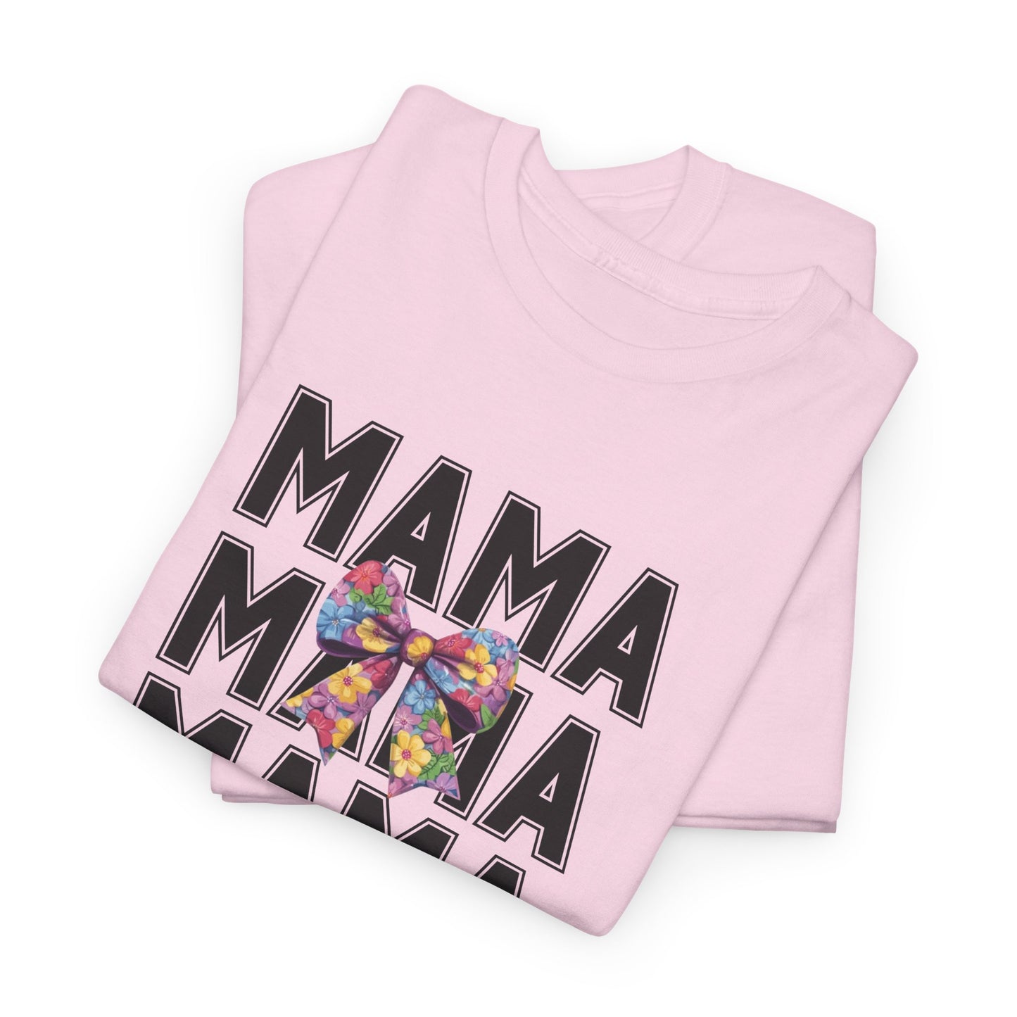 Colorful 'Mama' Unisex Heavy Cotton Tee - Perfect Gift for Moms