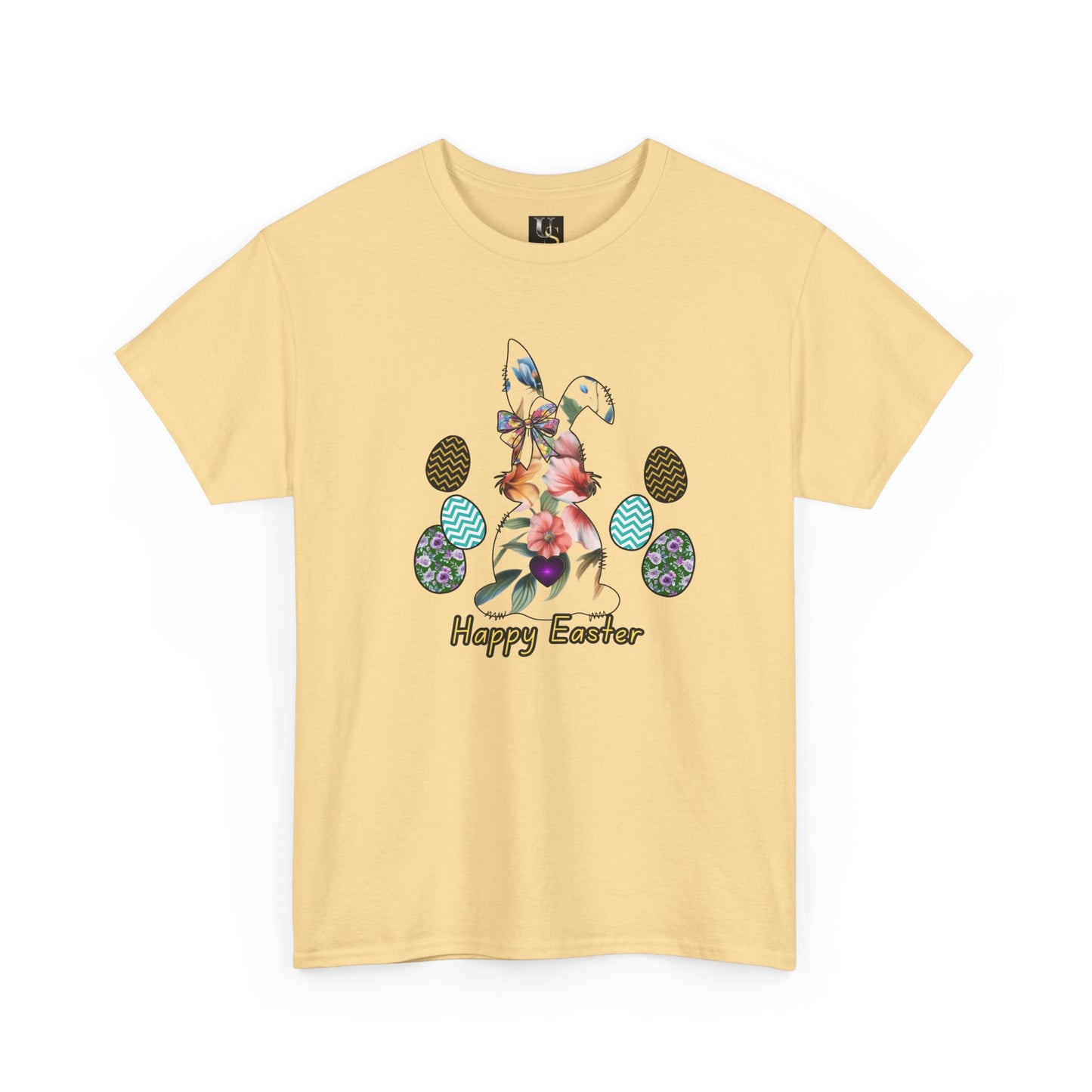 Happy Easter Unisex Heavy Cotton Tee - Festive Spring Apparel