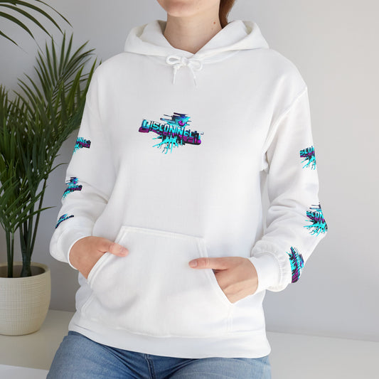 Unisex Heavy Blend™ Hooded Sweatshirt - 'Disconnect' Graphic Sweatshirt for Chill Vibes