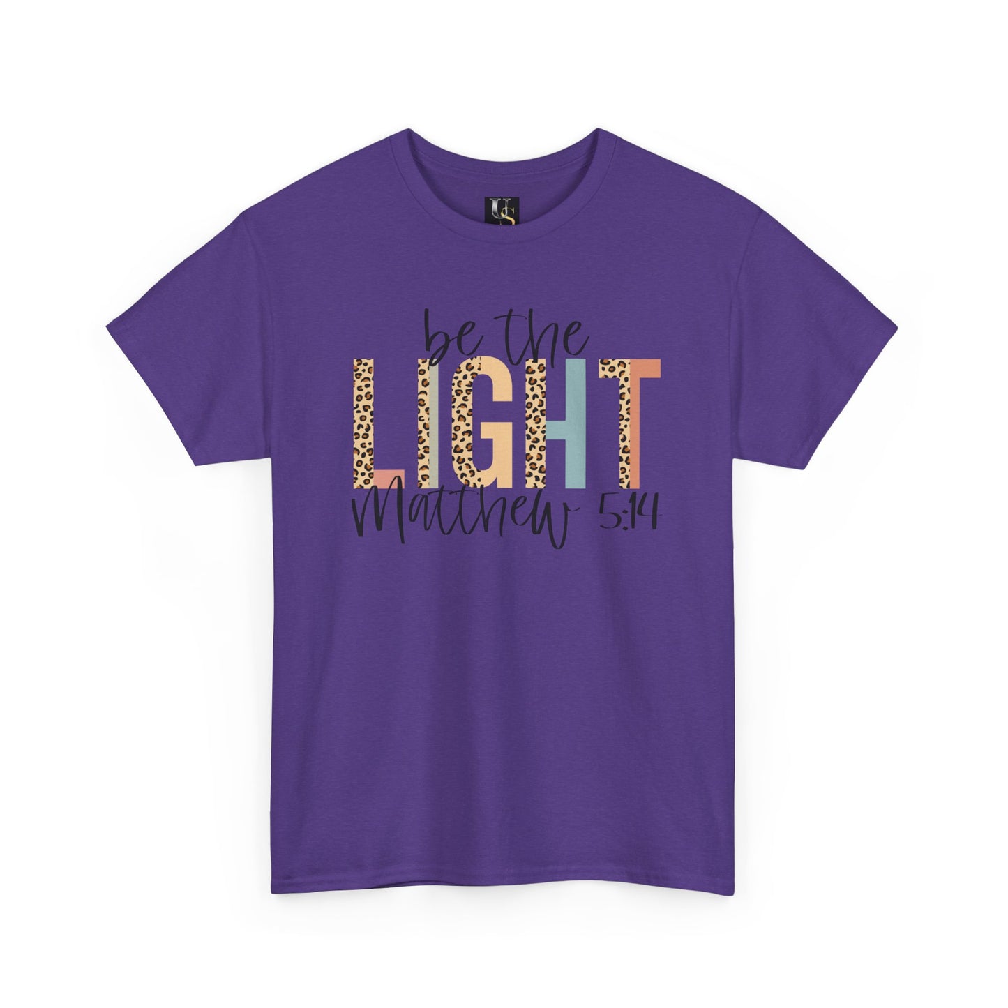 Be The Light Unisex Heavy Cotton Tee - Inspirational Christian Shirt