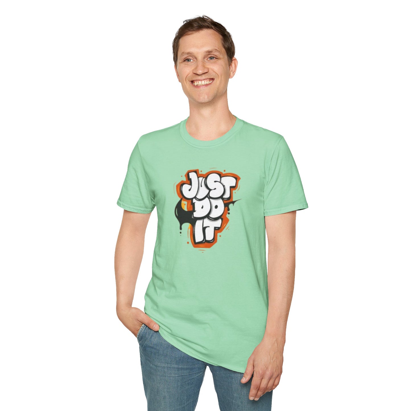 Just Do It Motivational Unisex Softstyle T-Shirt