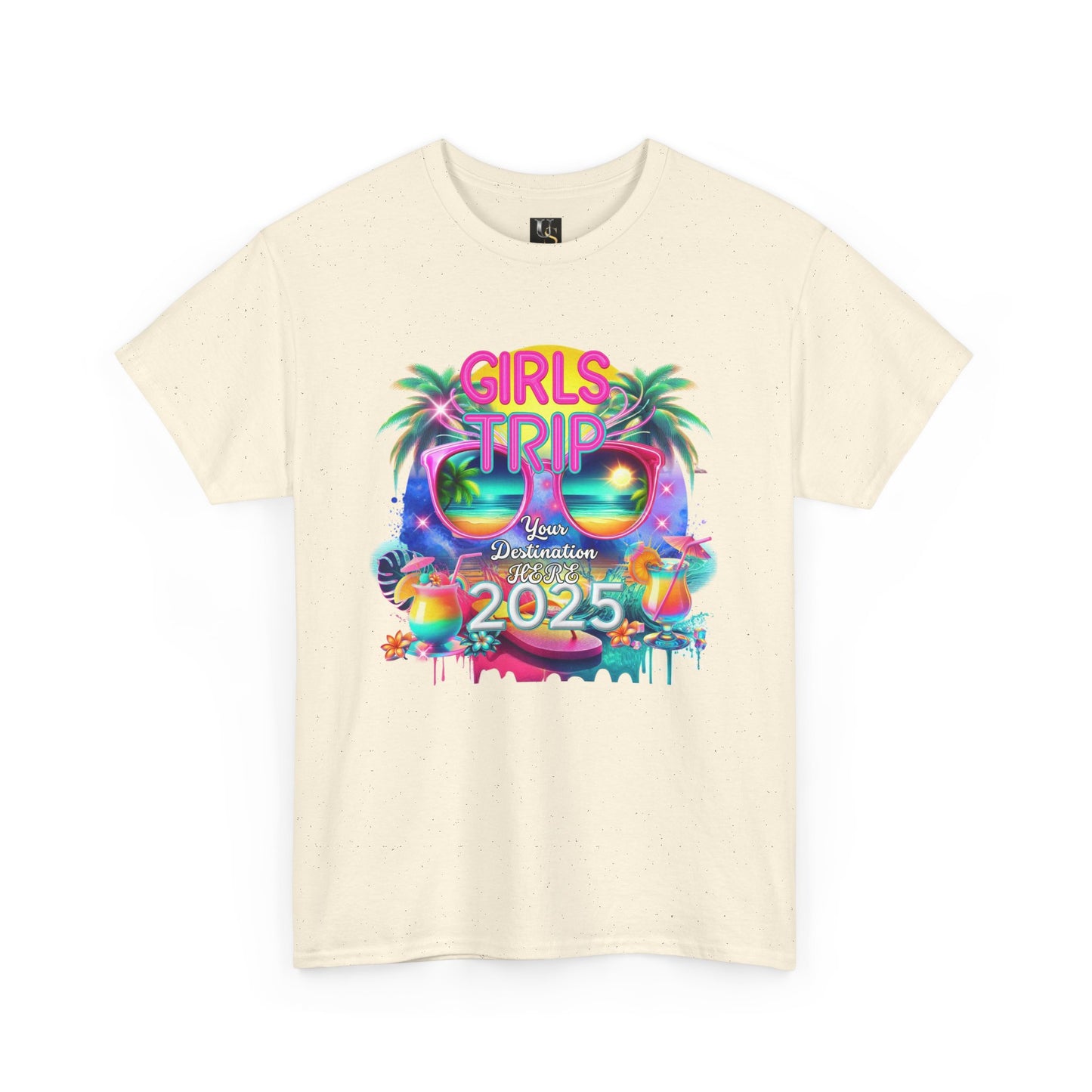 Girls Trip Unisex Heavy Cotton Tee - 2025 Vacation Vibes