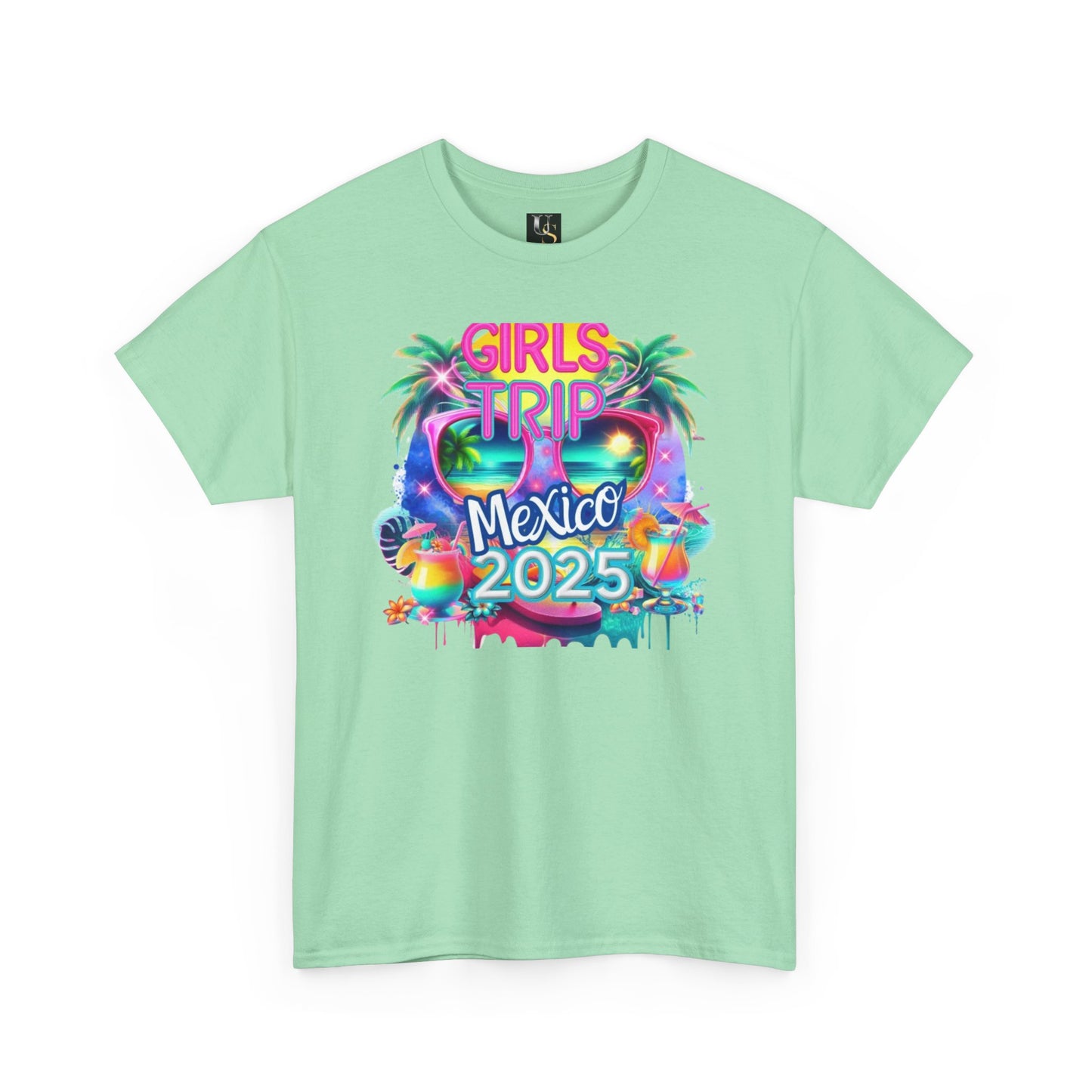 Girls Trip Mexico 2025 Unisex Heavy Cotton Tee