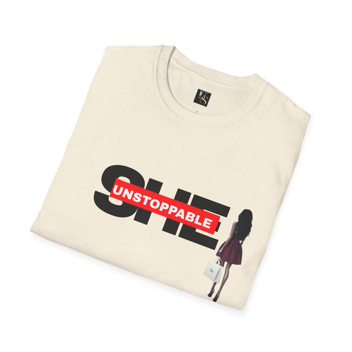 Unisex Softstyle T-Shirt - 'Unstoppable She' Empowerment Tee