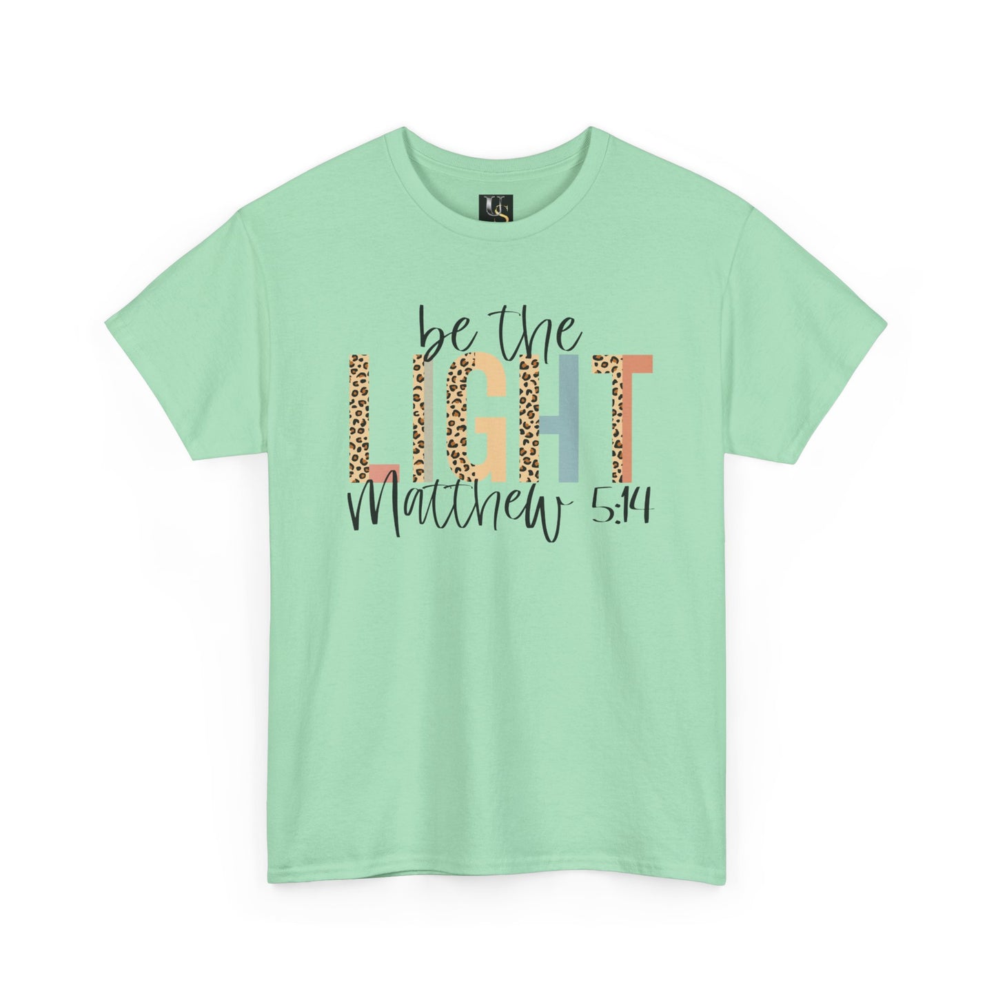 Be The Light Unisex Heavy Cotton Tee - Inspirational Christian Shirt