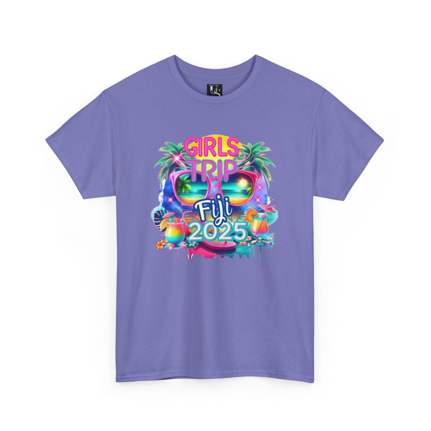 Girls Trip Fiji 2025 Unisex Heavy Cotton Tee