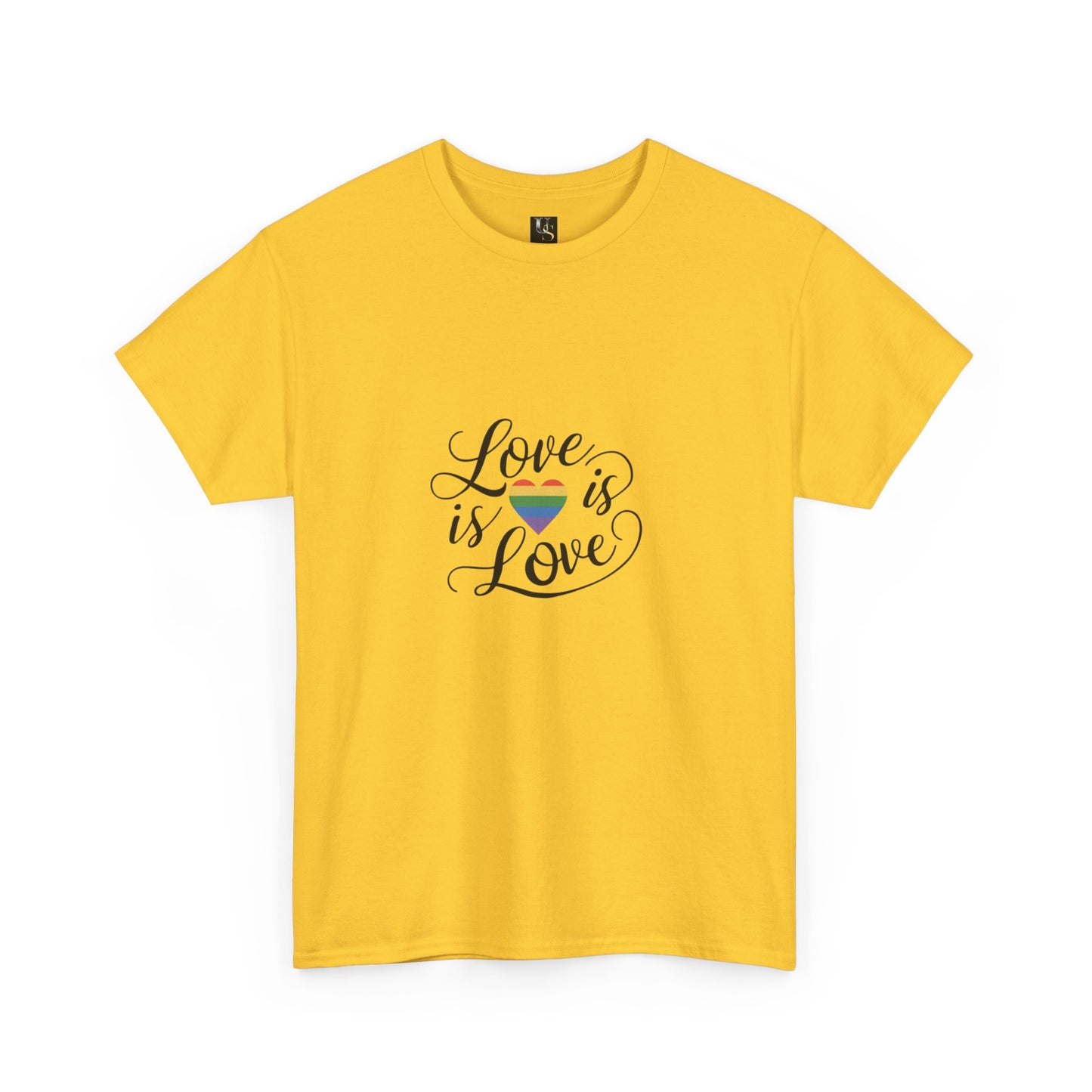 Love is Love Unisex Heavy Cotton Tee - Celebrate Equality and Acceptance