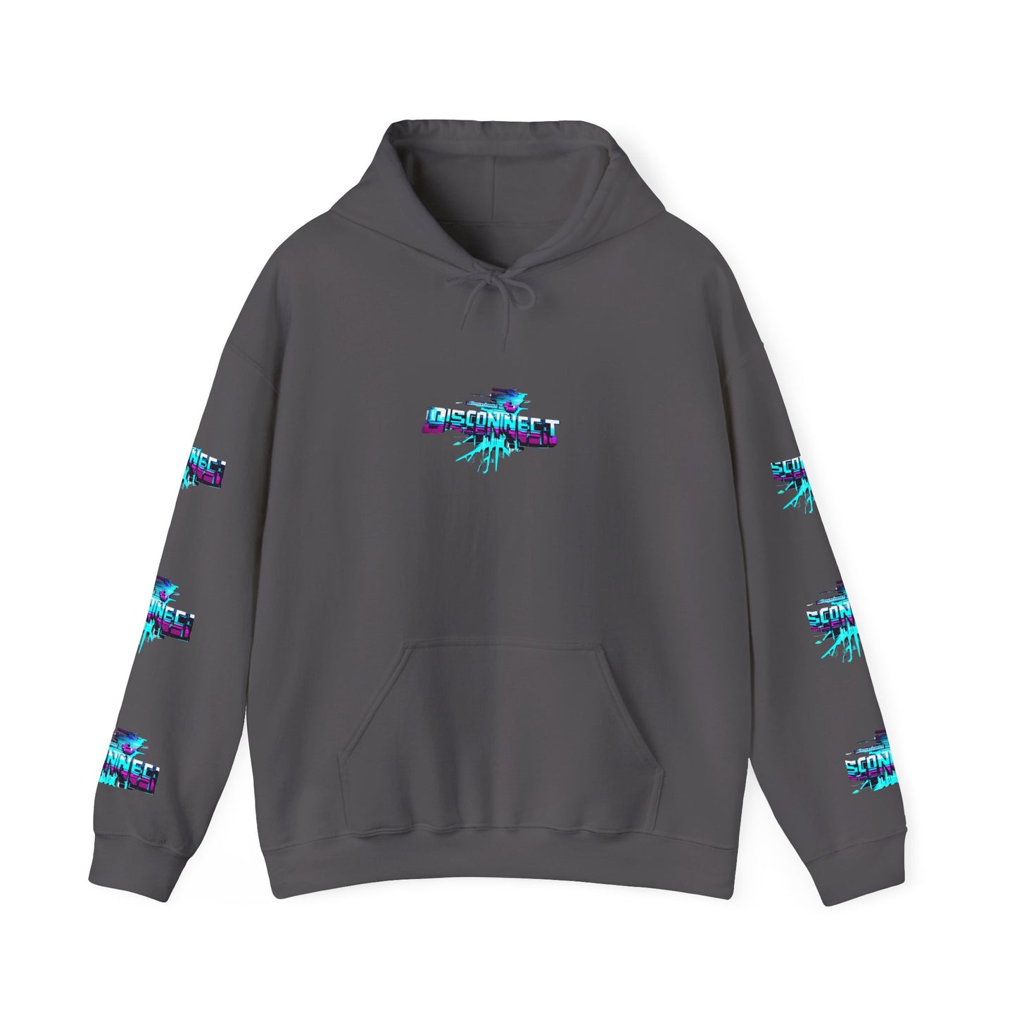 Unisex Heavy Blend™ Hooded Sweatshirt - 'Disconnect' Graphic Sweatshirt for Chill Vibes