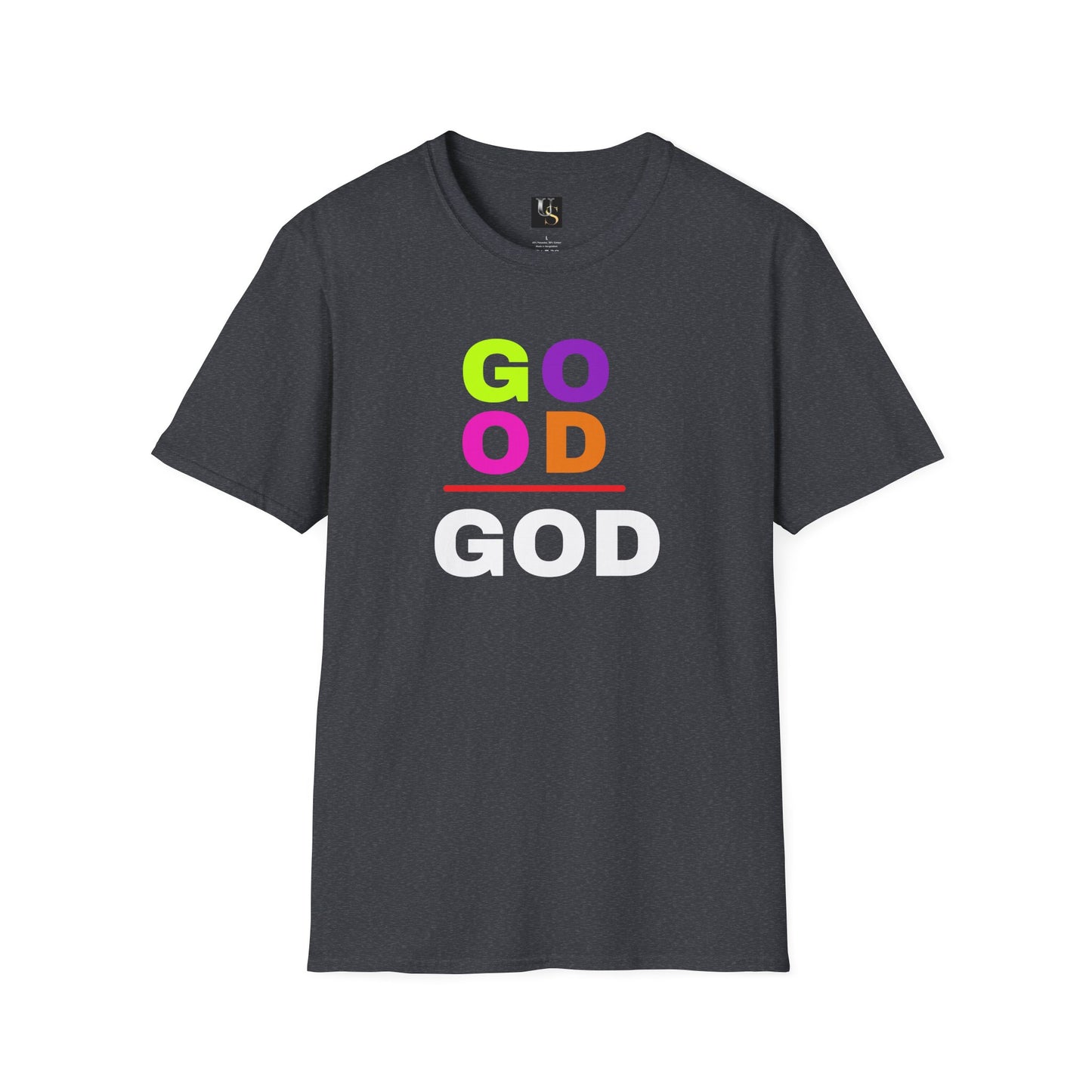 Colorful 'Good God' Unisex T-Shirt - Fun Graphic Tee for Everyday Wear