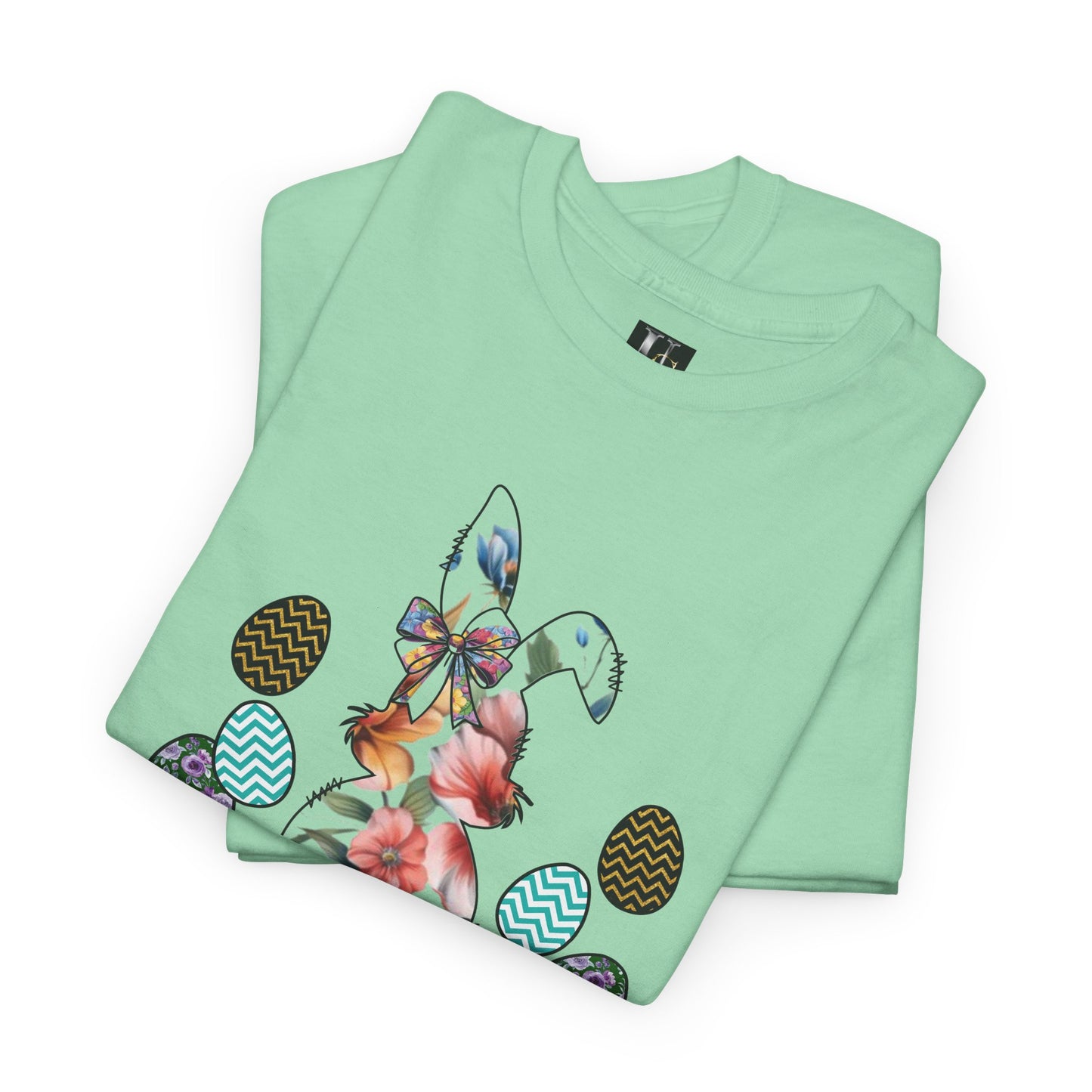 Happy Easter Unisex Heavy Cotton Tee - Festive Spring Apparel