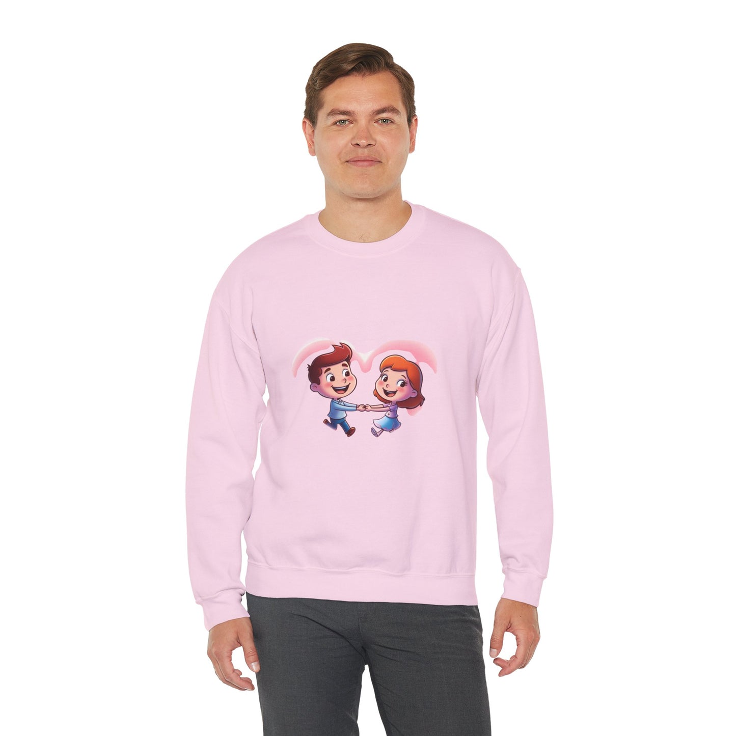 Cute Valentine's Day Couple Sweatshirt