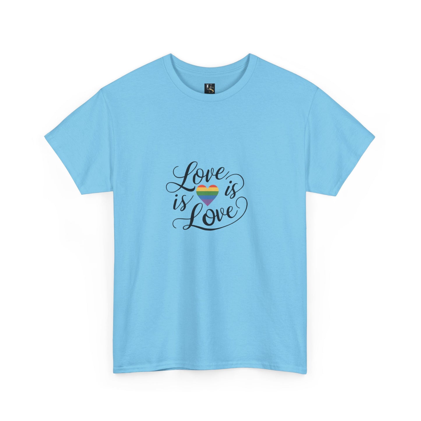 Love is Love Unisex Heavy Cotton Tee - Celebrate Equality and Acceptance