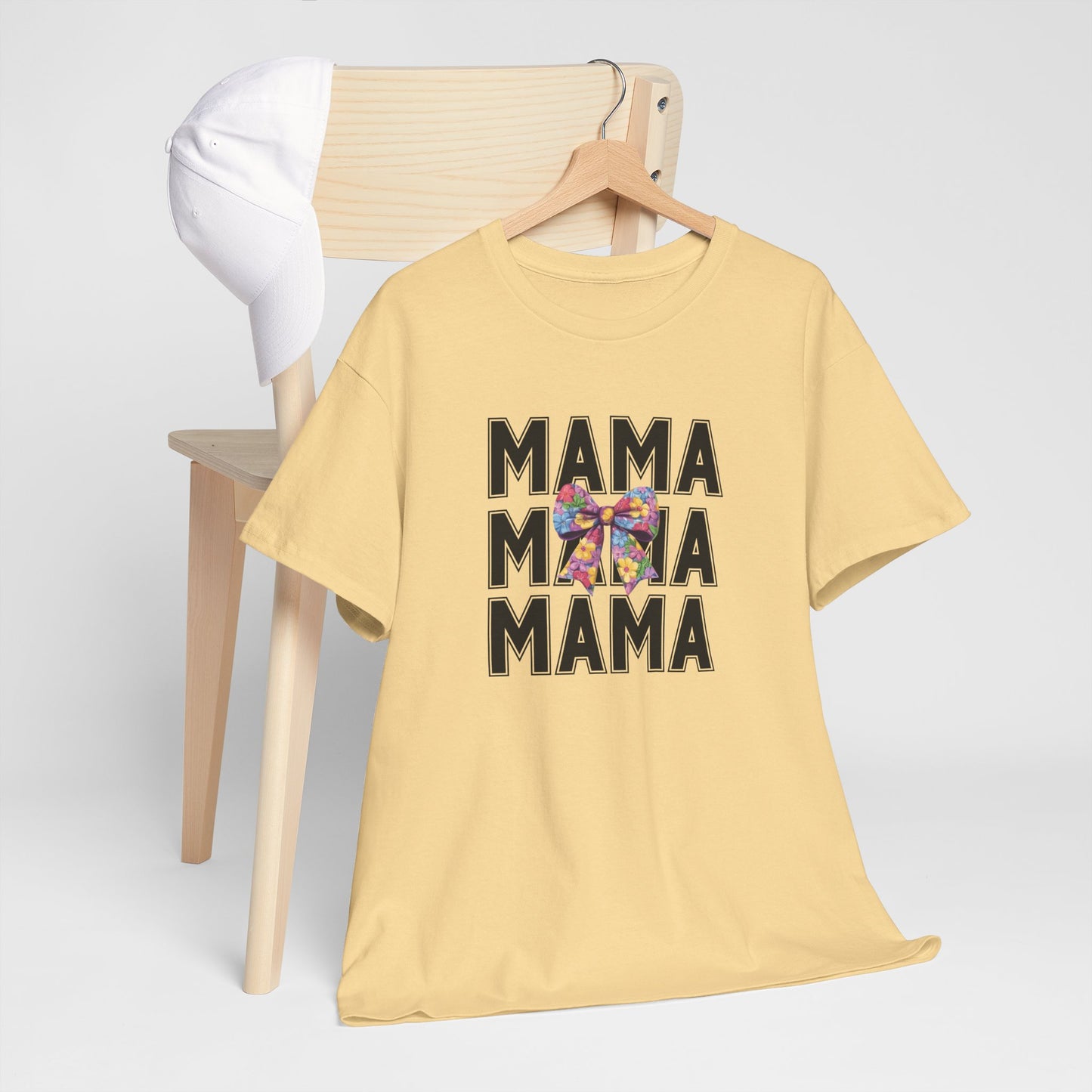 Colorful 'Mama' Unisex Heavy Cotton Tee - Perfect Gift for Moms