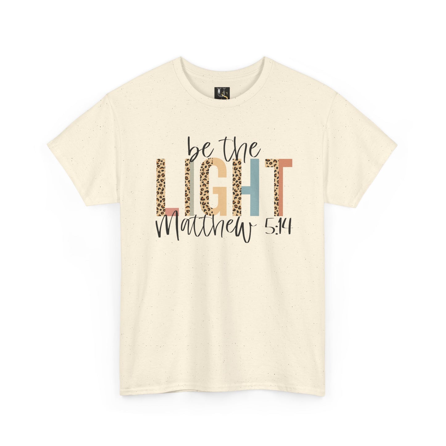 Be The Light Unisex Heavy Cotton Tee - Inspirational Christian Shirt