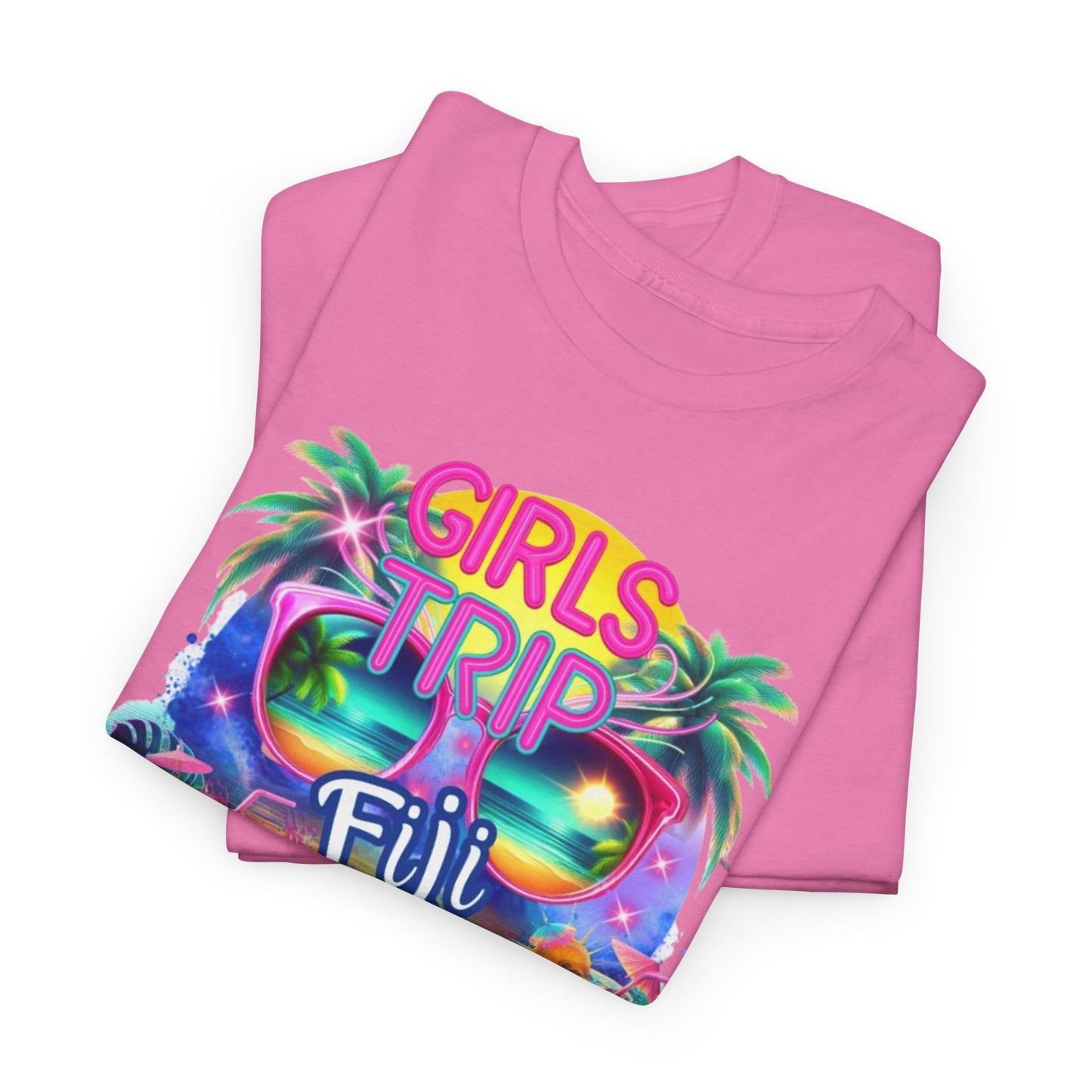 Girls Trip Fiji 2025 Unisex Heavy Cotton Tee