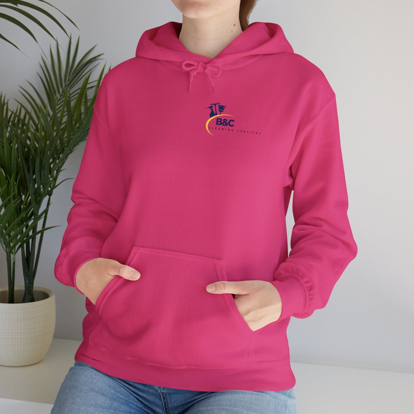 Cozy Unisex Hooded Sweatshirt with BBC Logo - Perfect for Casual Days and Outdoor Adventures