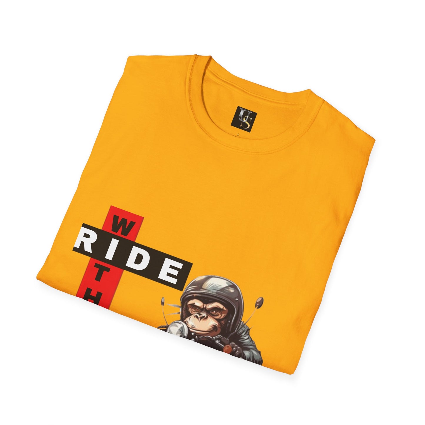 Funny Unisex Motorcycle T-Shirt - 'Ride With Me' Graphic Tee for Bikers