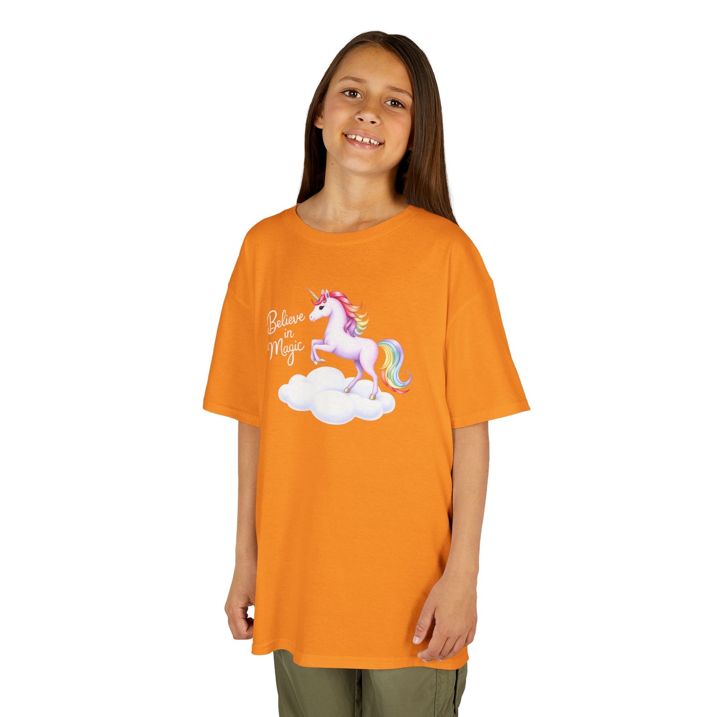 Kids Unicorn Tee - Believe in Magic - Fun Cotton Shirt for Young Dreamers