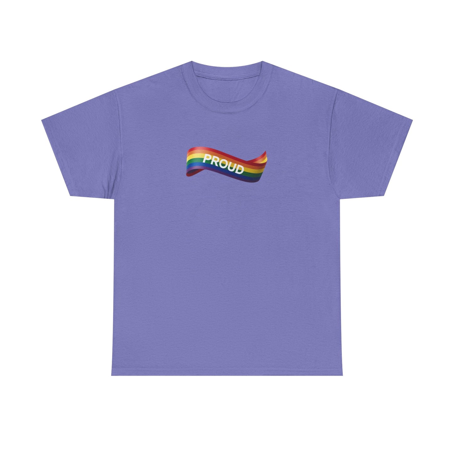 Proud Rainbow Graphic Unisex Heavy Cotton Tee