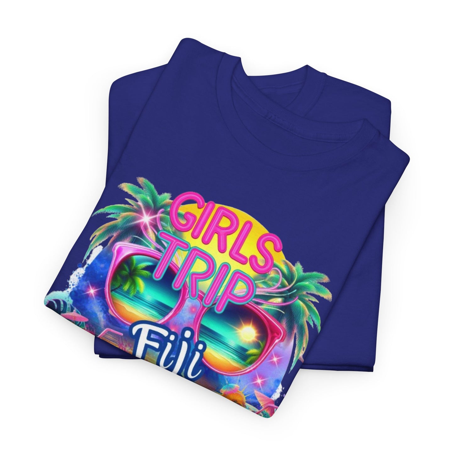 Girls Trip Fiji 2025 Unisex Heavy Cotton Tee