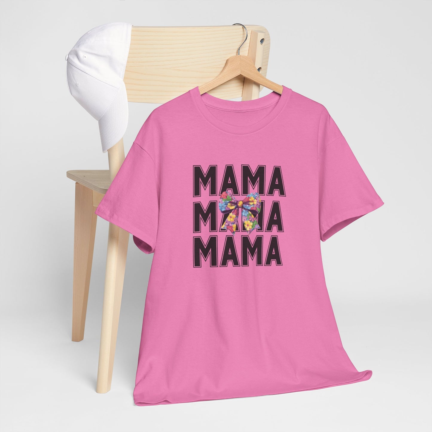 Colorful 'Mama' Unisex Heavy Cotton Tee - Perfect Gift for Moms