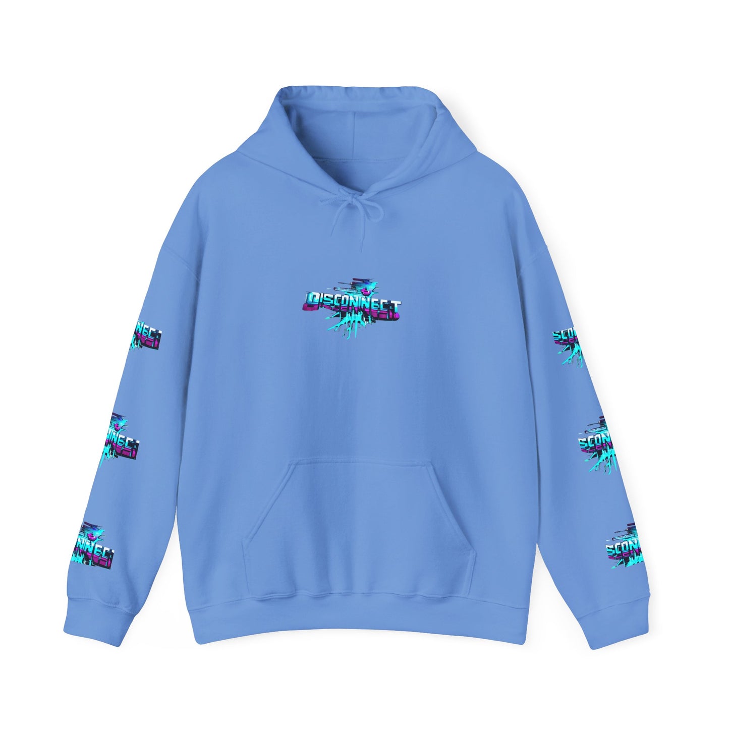 Unisex Heavy Blend™ Hooded Sweatshirt - 'Disconnect' Graphic Sweatshirt for Chill Vibes