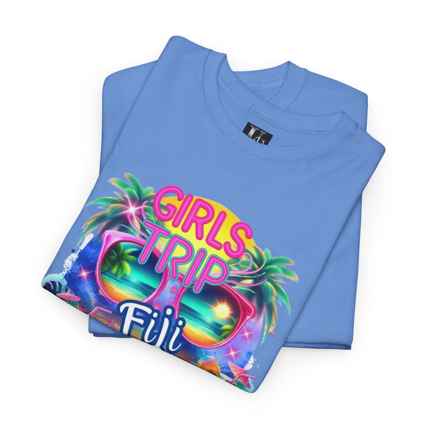 Girls Trip Fiji 2025 Unisex Heavy Cotton Tee