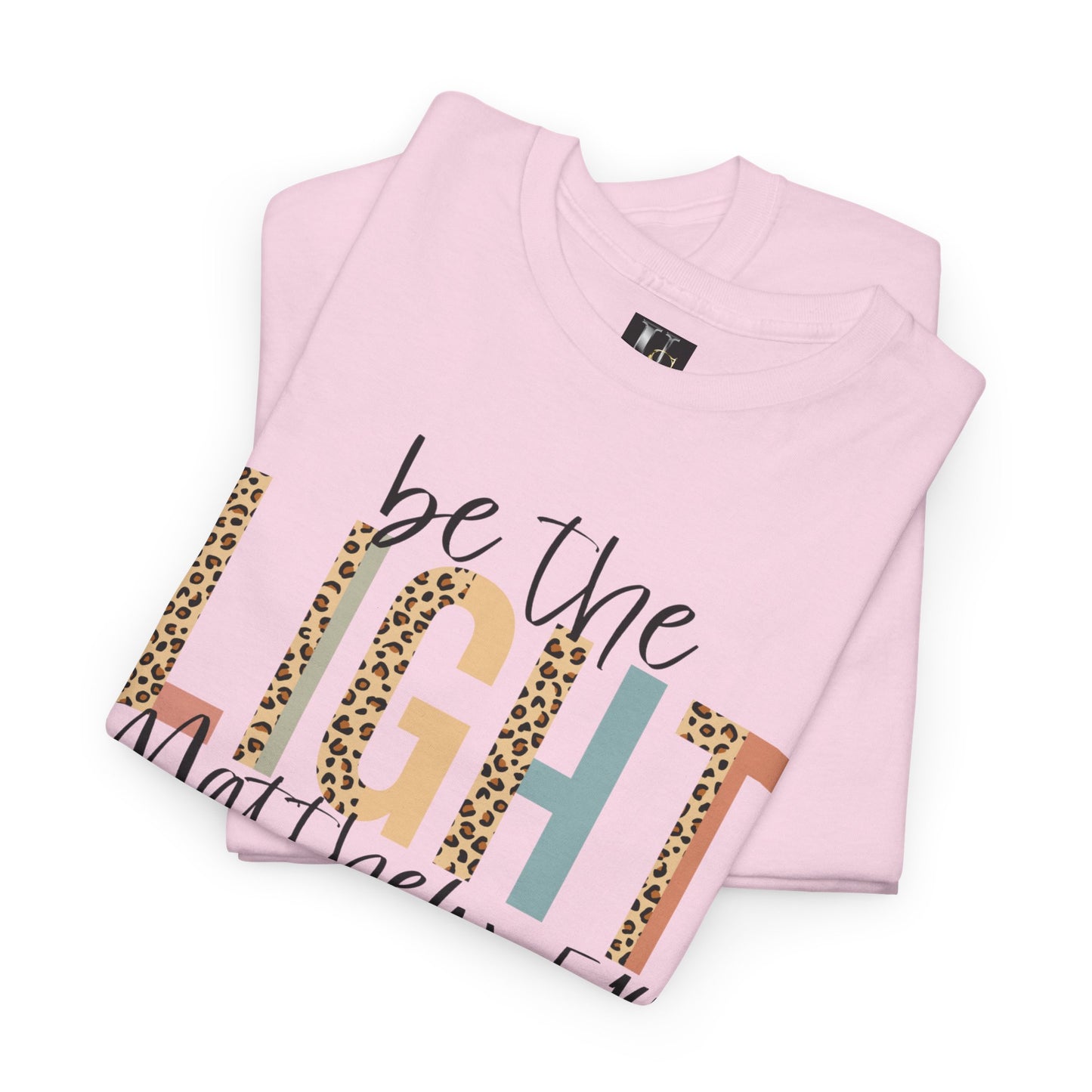 Be The Light Unisex Heavy Cotton Tee - Inspirational Christian Shirt