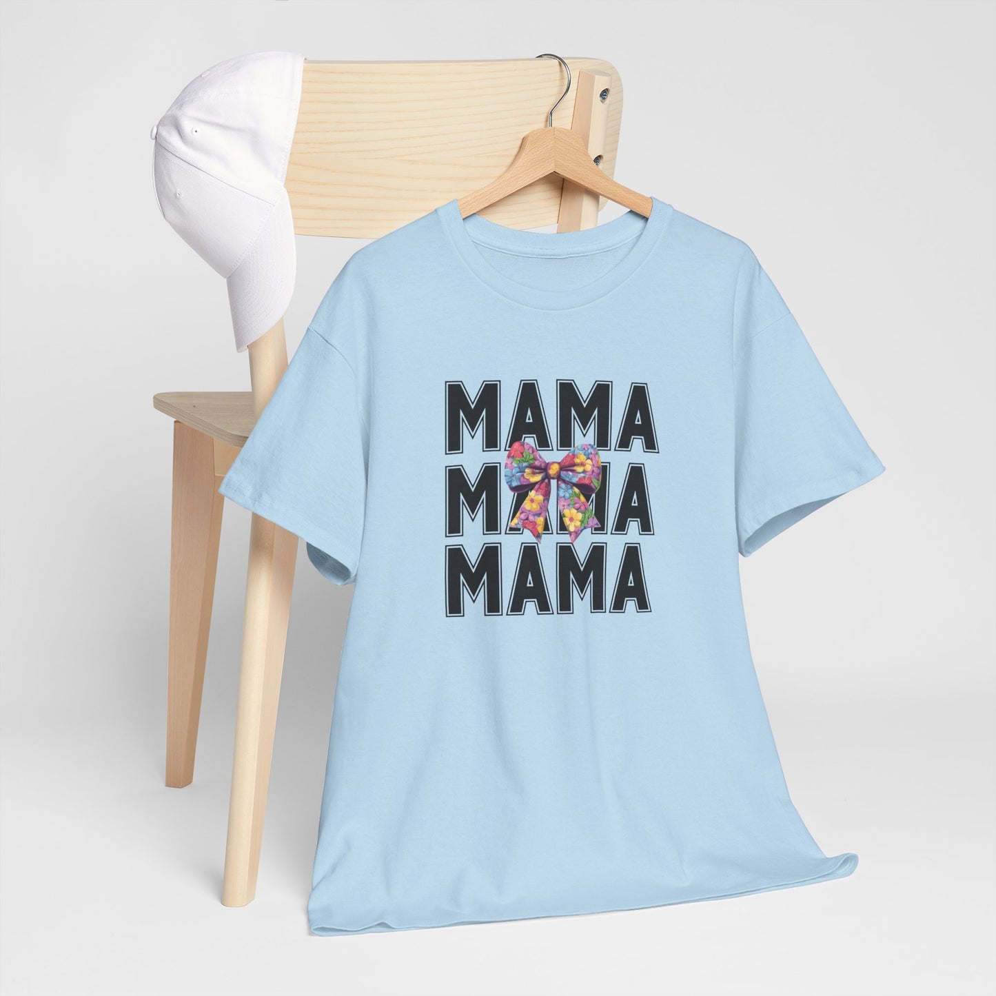 Colorful 'Mama' Unisex Heavy Cotton Tee - Perfect Gift for Moms