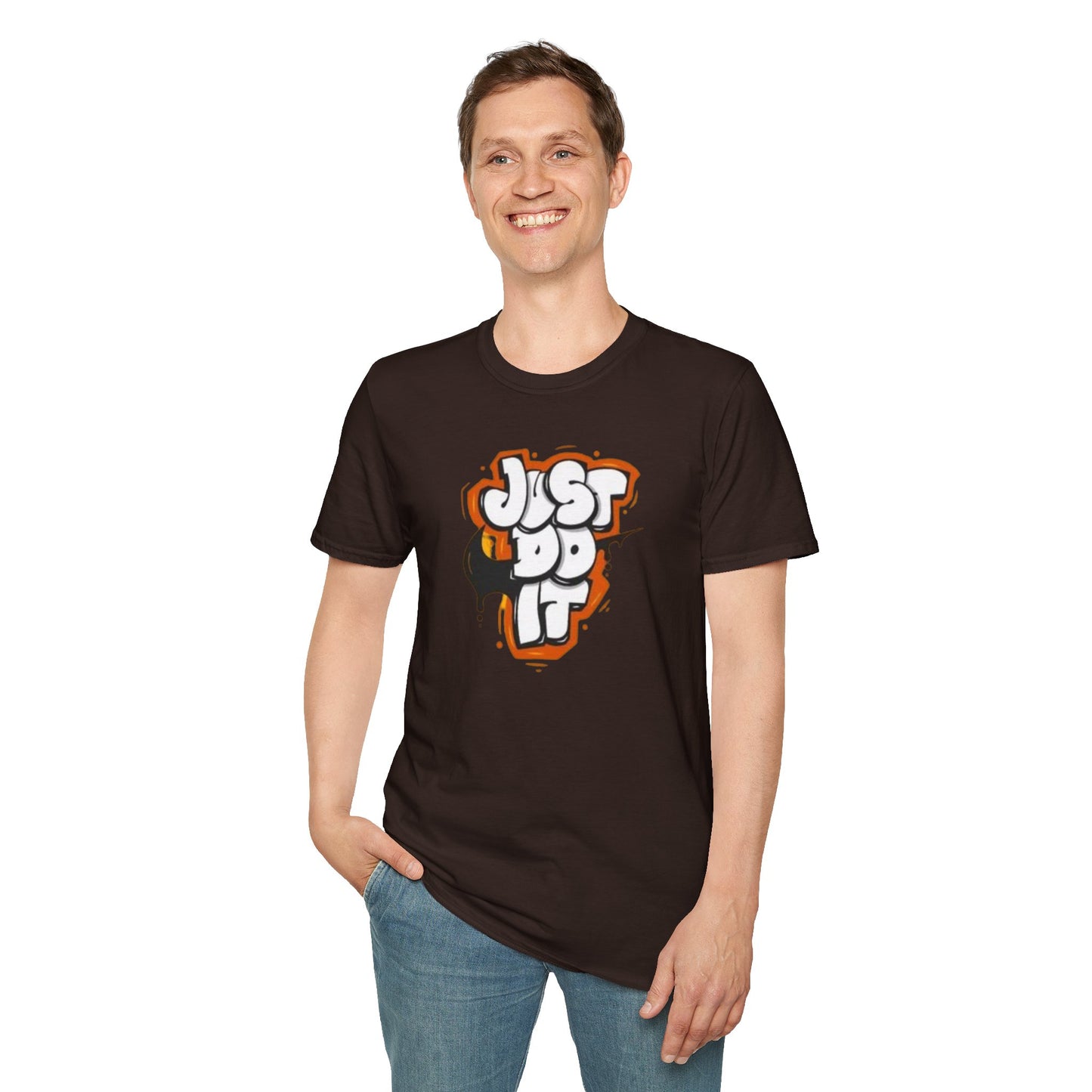 Just Do It Motivational Unisex Softstyle T-Shirt