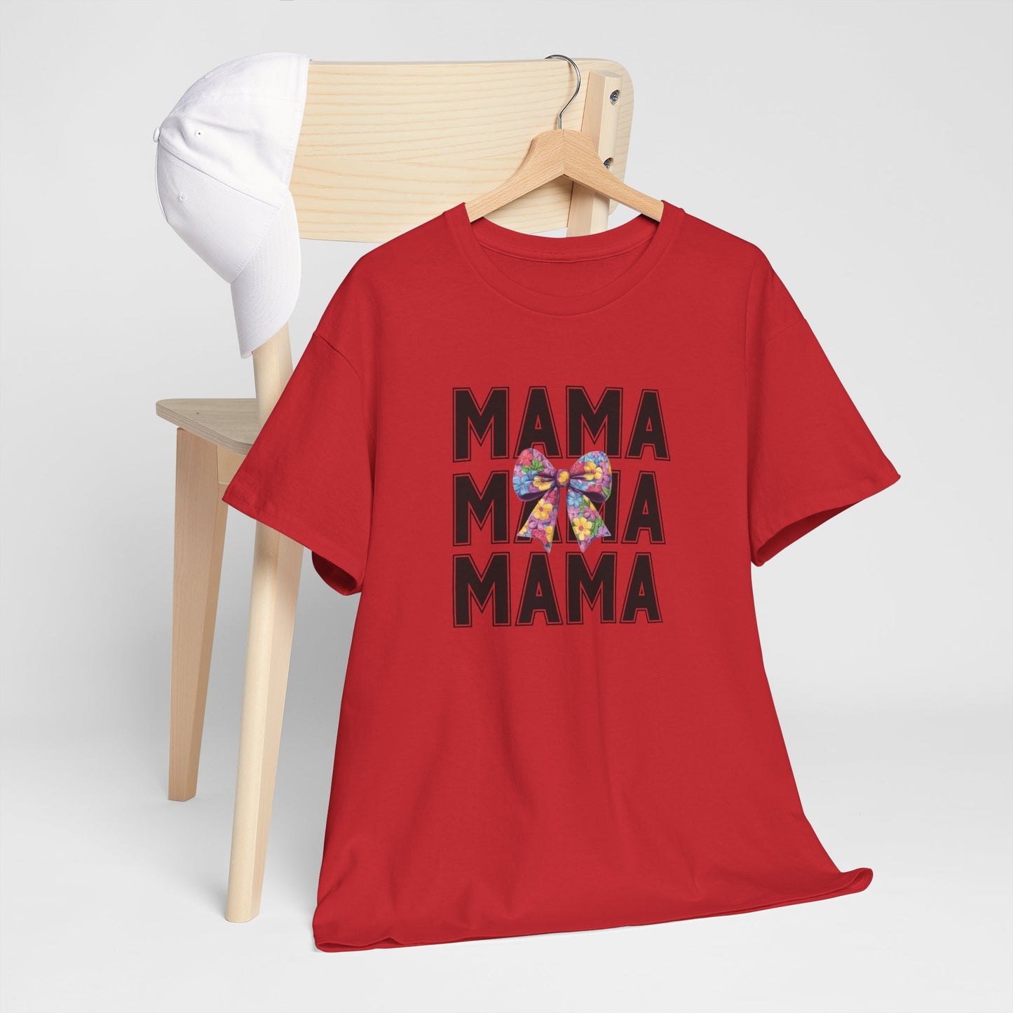 Colorful 'Mama' Unisex Heavy Cotton Tee - Perfect Gift for Moms