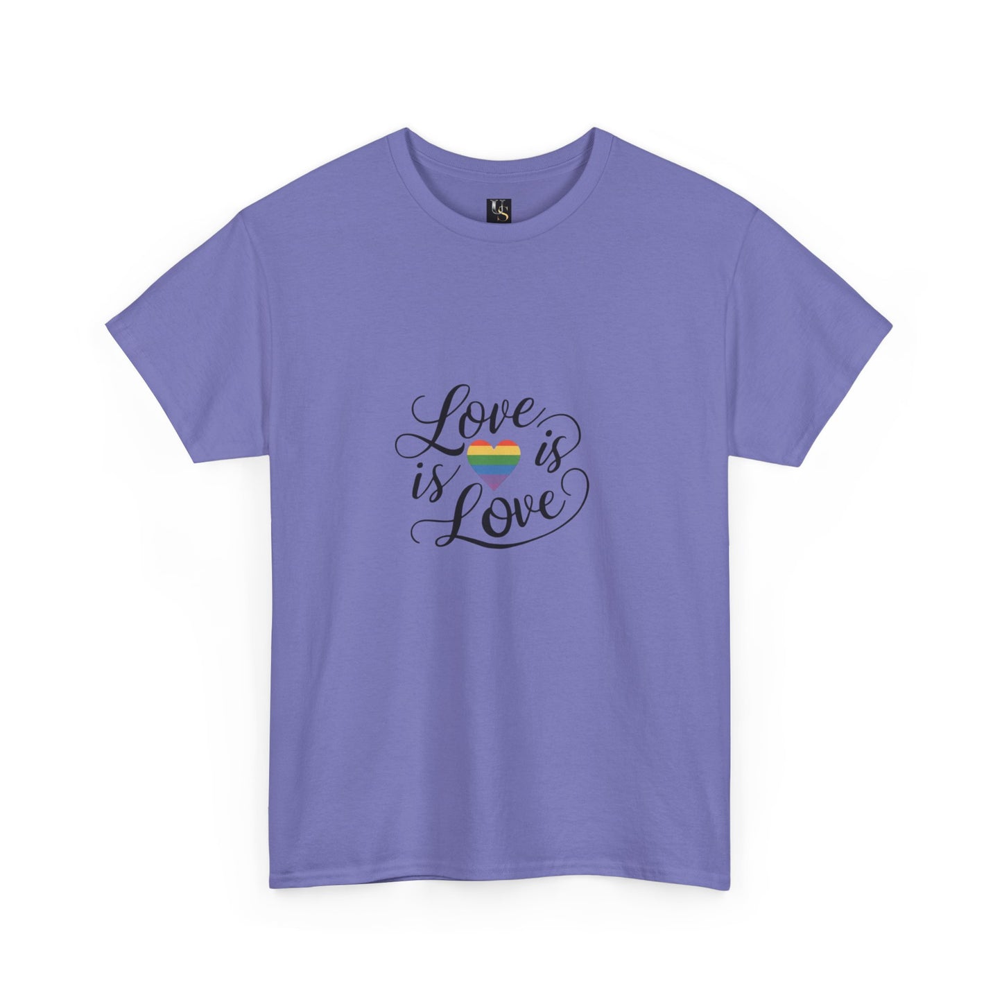 Love is Love Unisex Heavy Cotton Tee - Celebrate Equality and Acceptance