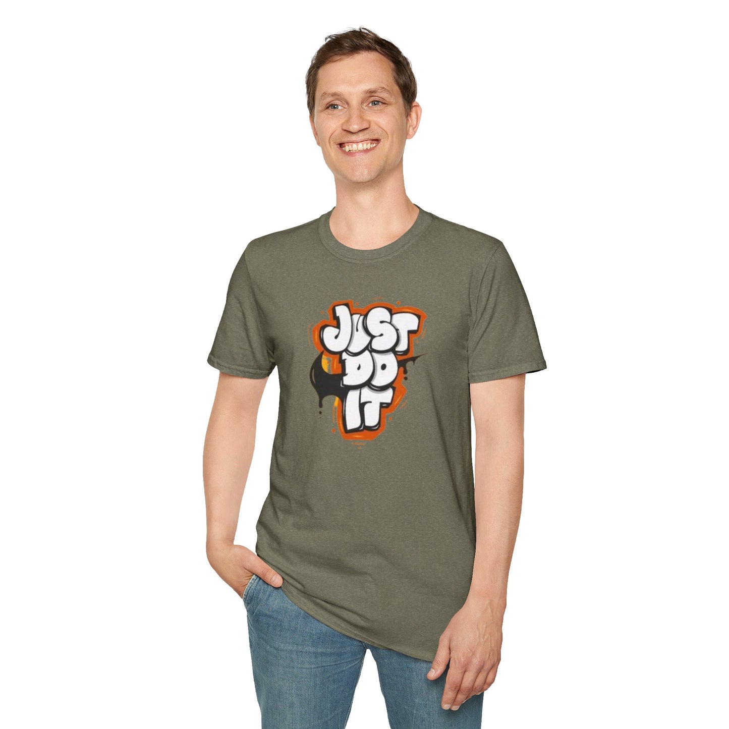 Just Do It Motivational Unisex Softstyle T-Shirt