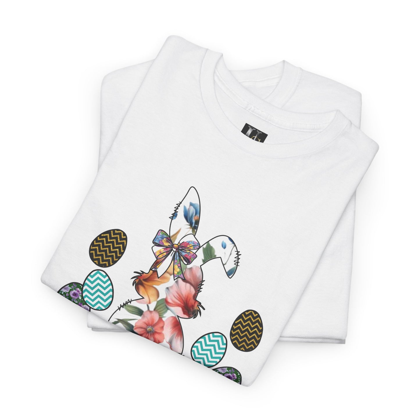 Happy Easter Unisex Heavy Cotton Tee - Festive Spring Apparel