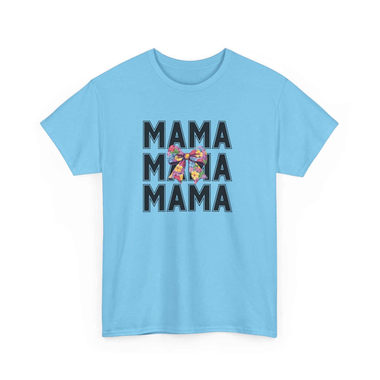 Colorful 'Mama' Unisex Heavy Cotton Tee - Perfect Gift for Moms