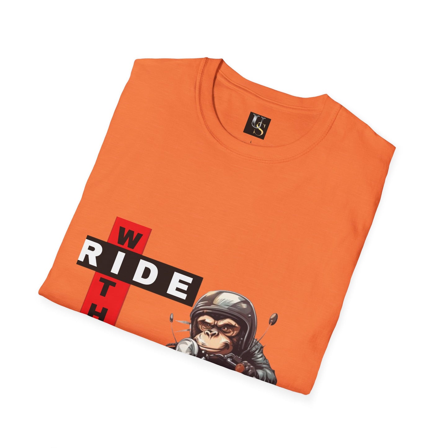 Funny Unisex Motorcycle T-Shirt - 'Ride With Me' Graphic Tee for Bikers