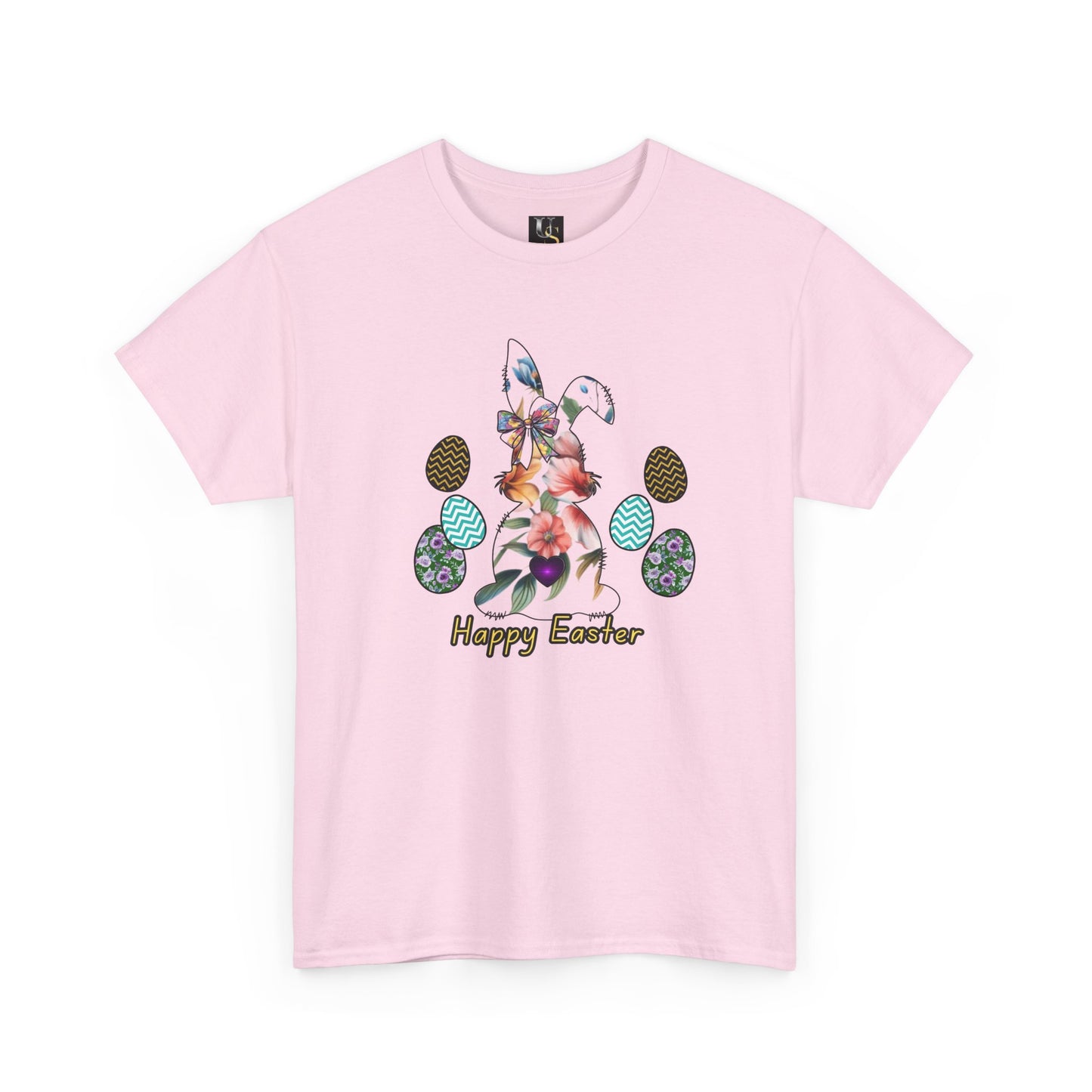 Happy Easter Unisex Heavy Cotton Tee - Festive Spring Apparel