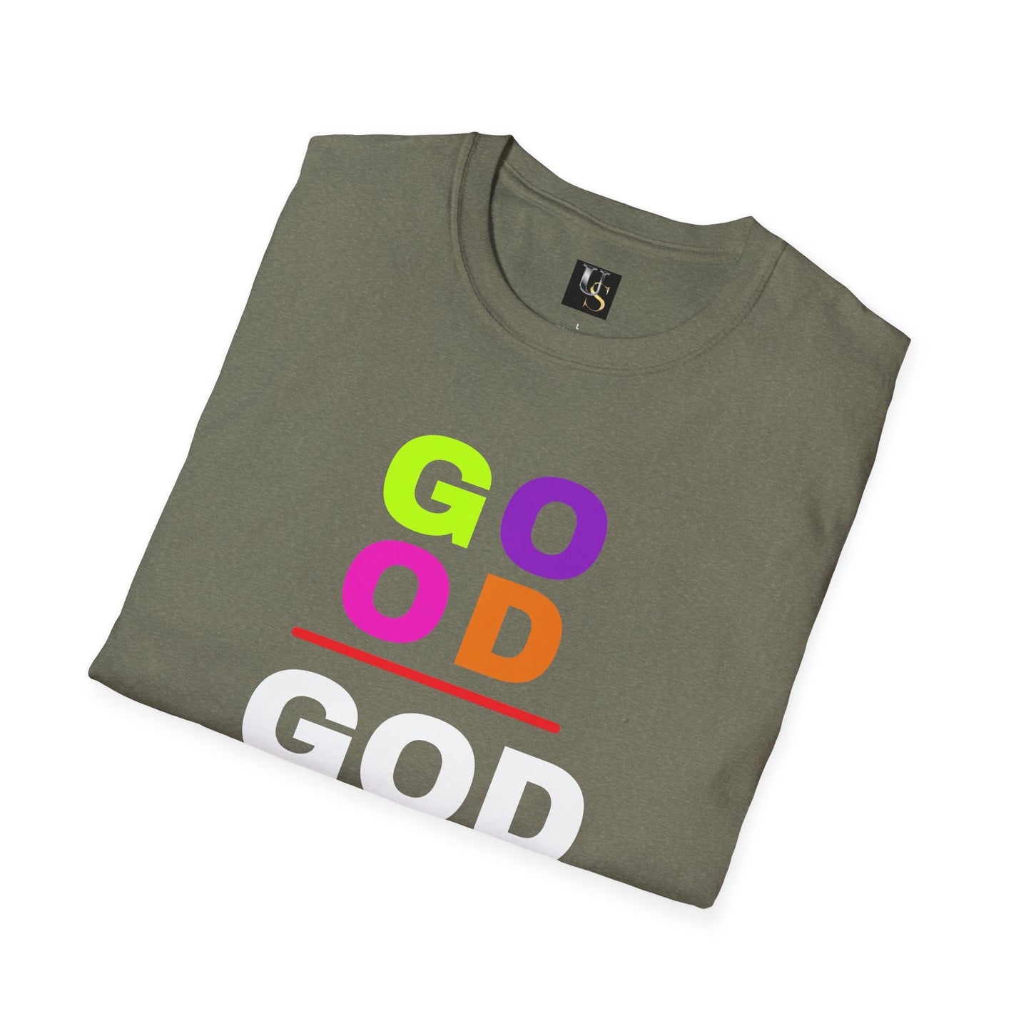 Colorful 'Good God' Unisex T-Shirt - Fun Graphic Tee for Everyday Wear