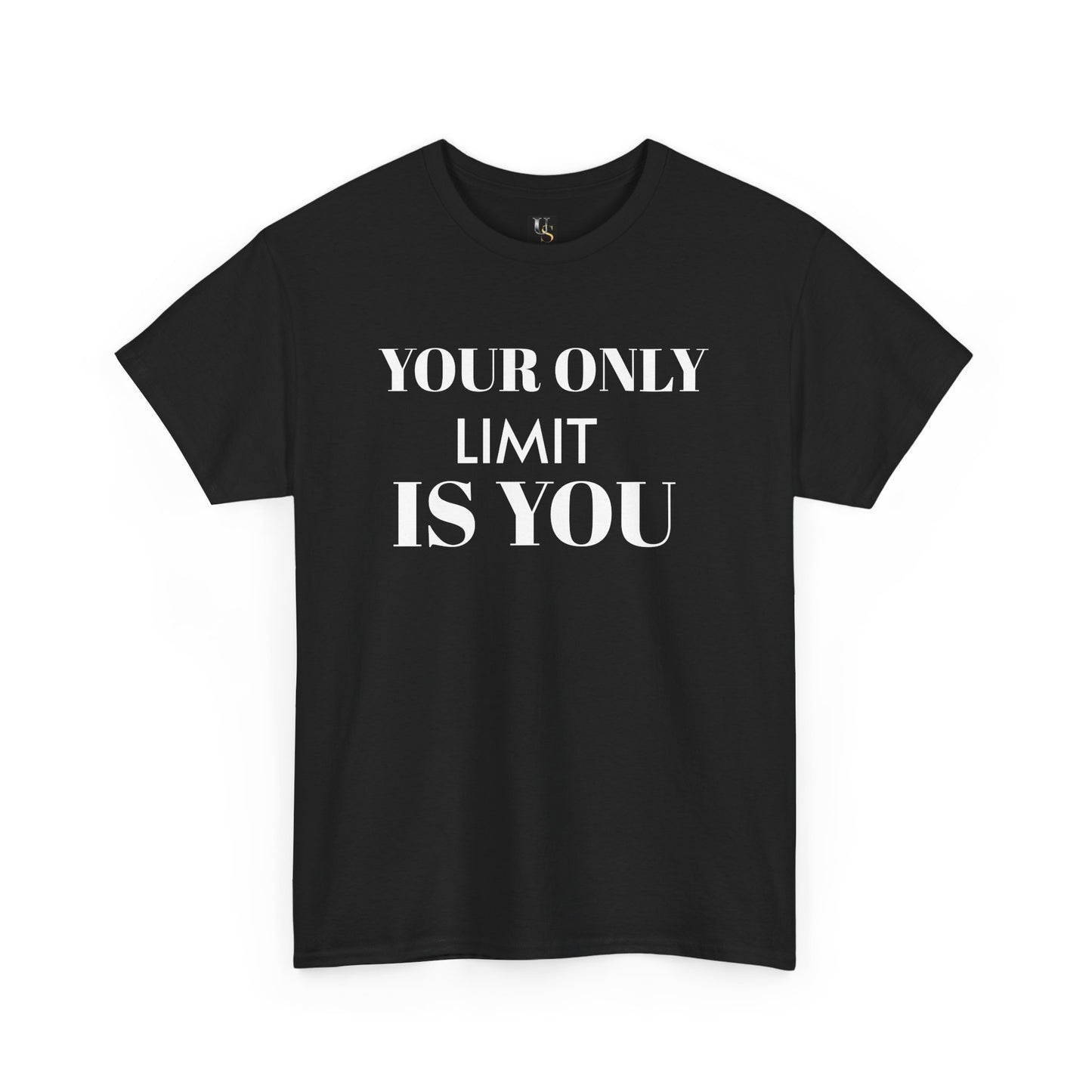 Motivational Unisex Heavy Cotton Tee - 'Your Only Limit is You'