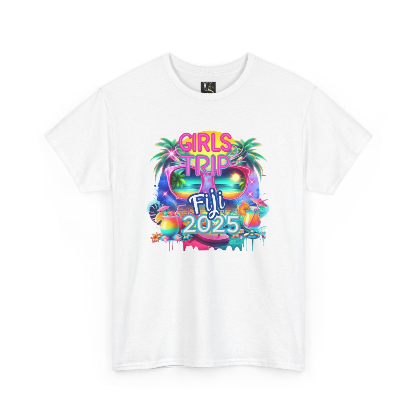 Girls Trip Fiji 2025 Unisex Heavy Cotton Tee