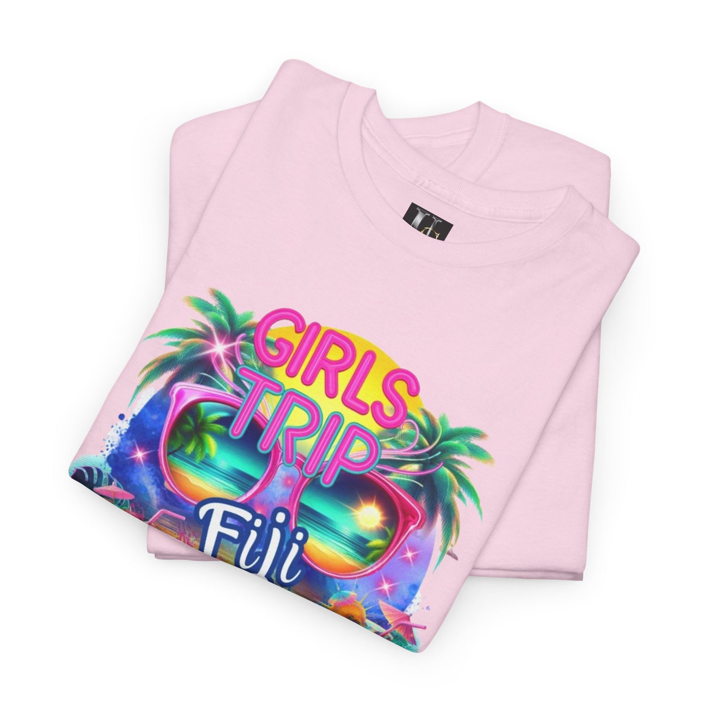 Girls Trip Fiji 2025 Unisex Heavy Cotton Tee